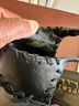 Nicole Miller 100% Leather Black Heels Size 7 - photo 6