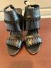 Nicole Miller 100% Leather Black Heels Size 7 - photo 9