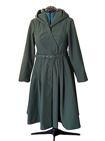 Miss Candyfloss Loris Lapis Trenchcoat (view 1)