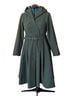 Miss Candyfloss 95% Polyester 5% Elastic 100% Polyester Green Trenchcoat Size XL - photo 1