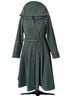 Miss Candyfloss 95% Polyester 5% Elastic 100% Polyester Green Trenchcoat Size XL - photo 4