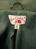 Miss Candyfloss 95% Polyester 5% Elastic 100% Polyester Green Trenchcoat Size XL - photo 3