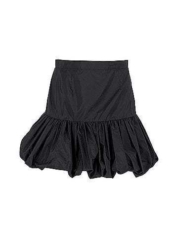 Stella McCartney Stella McCartney Bubble Skirt in Black Silk (view 1)