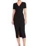 STAUD Animal Print Black Casual Dress Size M - photo 1
