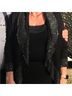 Soft Surroundings Black Silver Cardigan Size M - photo 7