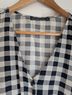 Abercrombie & Fitch Checkered-gingham Black White Short Sleeve Blouse Size S - photo 3