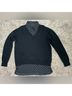 Lauren by Ralph Lauren Polka Dots Black Pullover Sweater Size L - photo 4