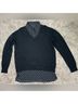 Lauren by Ralph Lauren Polka Dots Black Pullover Sweater Size L - photo 9