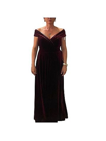 Xscape Velvet High  Cocktail Dress (view 1)