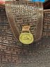 Brahmin 100% Leather Bow Print Solid Floral Graphic Brown Shoulder Bag One size - photo 4