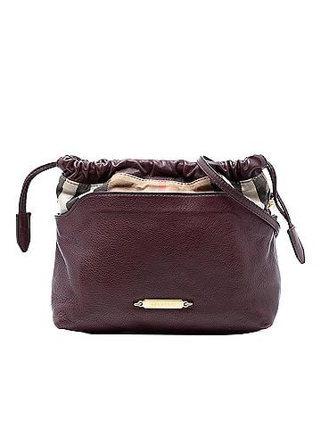 Burberry House Check Canvas and Calfskin Little Crush Crossbody (view 1)