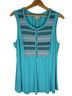 Maeve Teal Sleeveless Top Size M - photo 1
