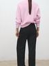 Mango Pink Casual Sweaters Size XS - photo 7