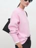 Mango Pink Casual Sweaters Size XS - photo 10