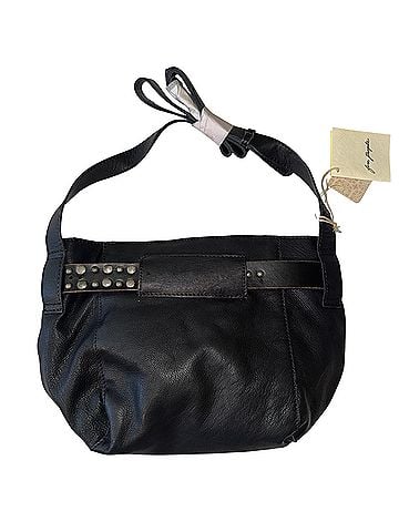 Free People Embellished Belt Leather Bucket Bag (view 2)