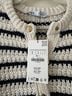 Zara Stripes Black White Cardigan Size S - photo 4