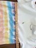 feat Tie-dye White Blue Pullover Hoodie Size M - photo 5