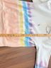 feat Tie-dye White Blue Pullover Hoodie Size M - photo 4