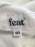feat Tie-dye White Blue Pullover Hoodie Size M - photo 3