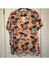 Tommy Bahama 100% Silk Floral Orange Blue Button-Down Shirt Size XL - photo 8