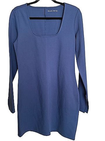 Abercrombie & Fitch Ponte Mini Dress Casual Dress (view 1)