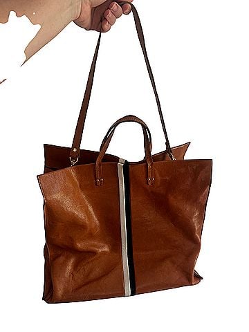Clare V. Leather Tote (view 2)