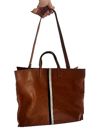 Clare V. Leather Tote (view 1)