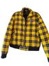 Forever 21 Plaid Yellow Black Jacket Size L - photo 1