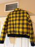 Forever 21 Plaid Yellow Black Jacket Size L - photo 3