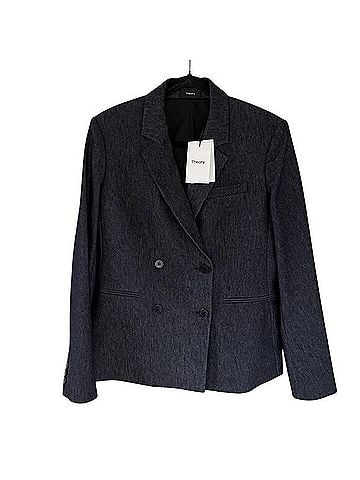 Theory Double Breasted Classic Jean Tailored Blazer Blazer (view 1)
