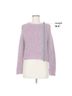One Grey Day Marled Pink Blue Sweater Vest Size M - photo 3