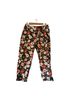 David Brooks Floral Multi Color Casual Pants Size 12 - photo 1