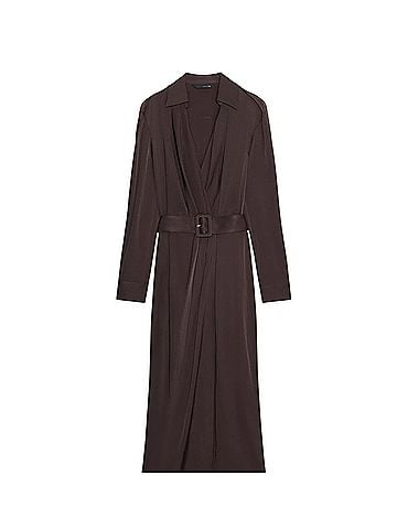 Zara Belted Midi Dress Cocktail Dress (view 1)