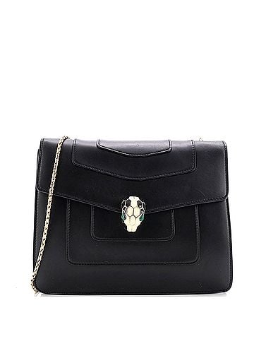 Bvlgari Serpenti Forever Square Shoulder Bag Leather Medium (view 1)