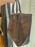DKNY 100% Leather Solid Brown Leather Tote One size - photo 11