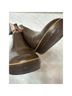 Bogs 100% Rubber Print Brown Rain Boots Size 10 - photo 5