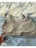 Old Navy - Maternity Animal Print Gray White Casual Shirts Size M - photo 4