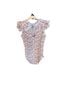 Minnow Floral Blue White Red One Piece Swimsuit Size 2 - photo 2