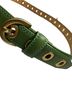 Coach 100% Leather Green Belt Size M - photo 3