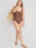 Old Navy Brown One Piece Swimsuit Size L - photo 5