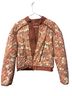 Free People Paisley Orange Red Jacket Size S - photo 6
