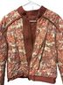 Free People Paisley Orange Red Jacket Size S - photo 7