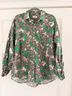 L'Agence x Bert Stern Paisley Green White Blouse Size S - photo 9