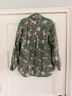 L'Agence x Bert Stern Paisley Green White Blouse Size S - photo 6