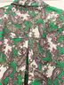 L'Agence x Bert Stern Paisley Green White Blouse Size S - photo 7