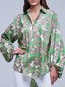 L'Agence x Bert Stern Paisley Green White Blouse Size S - photo 5