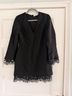 A.L.C. Floral Black Cocktail Dress Size 4 - photo 6
