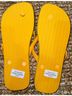 FARM Rio Floral Animal Print Yellow Blue Flip Flops Size 11 - photo 4