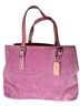 Coach Pink Leather Satchel One size - photo 1
