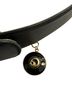 St. John 100% Leather Black Gold Belt Size L - photo 3
